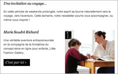 Une invitation au voyage...