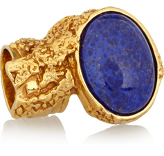 Bague Saint Laurent trouvée sur Net-A-Porter