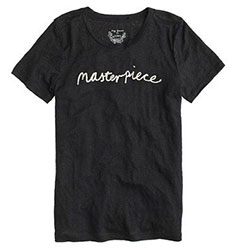 T-shirt 'Masterpiece' sur JCrew