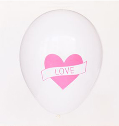 Ballon tatouÃ© "Love" sur My Little Day