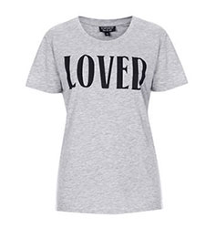 T-shirt 'Loved' sur TopShop